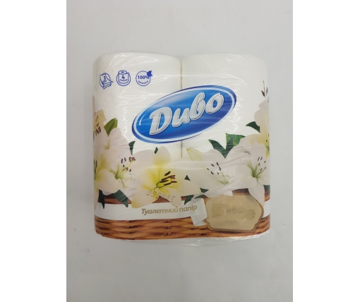 Качественная туалетная бумага белая Диво ЭЛИТ,4 рулончика в пачке (1 пачка)