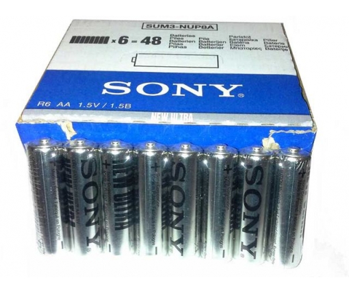 Элемент питания Батарейка  Sony (АА R6) солевые (Б-8) (4 шт)