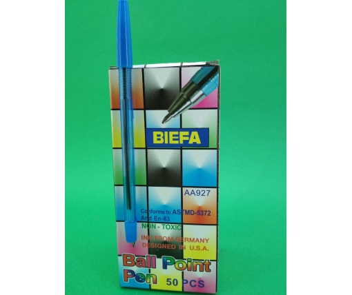 Ручка шариковая синий "Beifa-927" (50 шт)