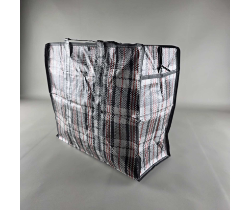 Сумка полипропиленовая, хозяйственная , клетчатая №-1 (36*38*18) (1 шт)