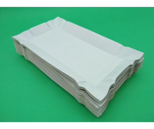 Одноразовые бумажные тарелки  140х250х0,3 большая (100 шт)
