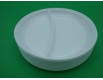 Тарелка 2-х секционная пластиковая диаметр 205мм  (100 шт)