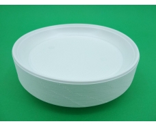 Одноразовая тарелка для второго блюда диаметр  205мм Эко (100 шт)