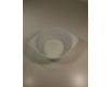 Пластиковая тарелка одноразовая  обьем 500мл  (диаметр 152мм)  (50 шт)