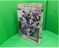 Пакет бумажный гигант вертиркальный (30х42х12)(артGV-001) (12 шт)