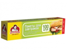 пакеты для бутербродов (100шт 5,5мкм 20*30) короб. Помiчниця (1 пачка)