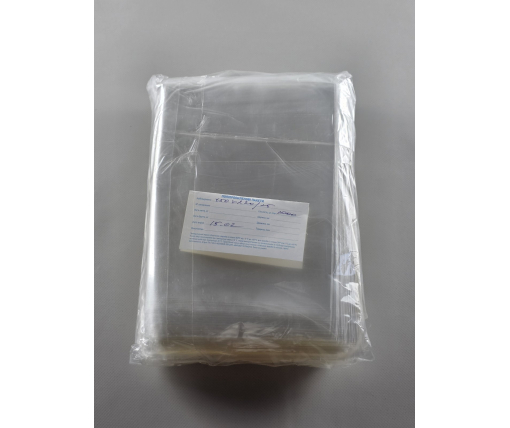 Пакет БОПП полипропиленовые фасовочные без липкой ленты 15*22\25мк (1000 шт)
