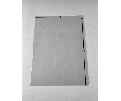 Пакет БОПП полипропиленовые фасовочные без липкой ленты 25*35\25мк (1000 шт)