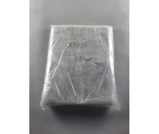 Пакет БОПП полипропиленовые фасовочные без липкой ленты 25*35\25мк (1000 шт)