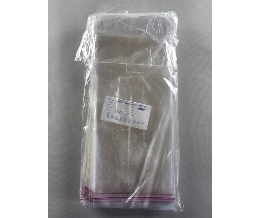 Пакеты полипропиленовые с еврослотом клапаном и липкой лентой 16*30+4\25мк +скотч(+еврослот3,5) (1000 шт)