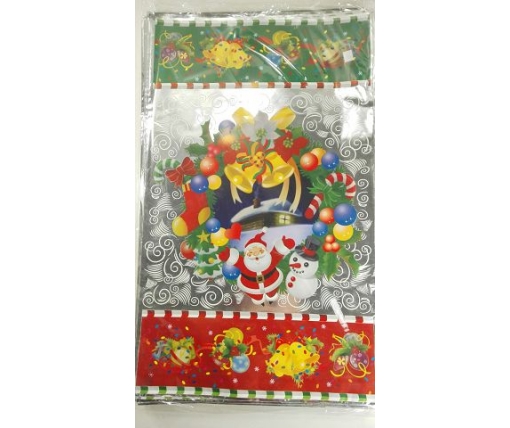 Пакеты фольгированные новогодние для конфет30*50) №8 (100 шт)