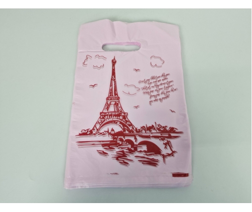 Пакеты с вырубной ручкой (20*30) "Париж"ХВГ (100 шт)