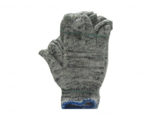 Хозяйственные перчатки плотные Х/Б серые (10 пар)