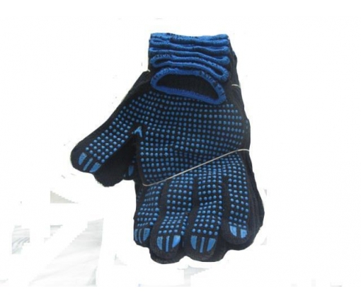 Хозяйственные перчатки плотные 7кл/5н черная (10 пар)