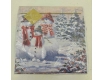 Новогодняя салфетка (ЗЗхЗЗ, 20шт) LuxyНГ Семья снеговиков (849) (1 пачка)