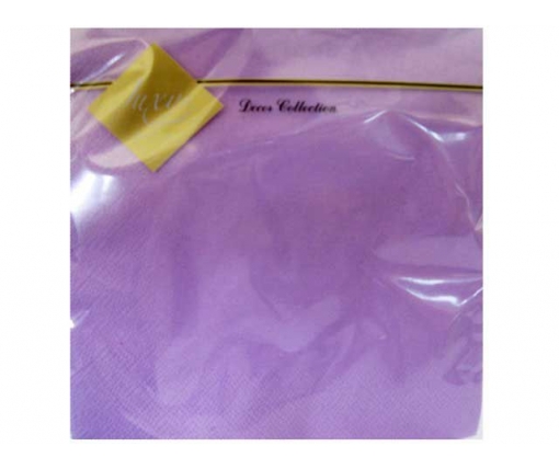 Дизайнерская салфетка (ЗЗхЗЗ, 20шт) Luxy Фиолетовая (1 пачка)