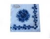 Салфетка декор (ЗЗхЗЗ, 20шт)  La Fleur  Голубой цветок (104) (1 пачка)