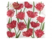 Красивая салфетка (ЗЗхЗЗ, 20шт)  La Fleur  Кучерявые тюльпаны (023) (1 пачка)