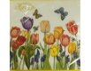 Красивая салфетка (ЗЗхЗЗ, 20шт)  La Fleur  Цветы под окном (117) (1 пачка)