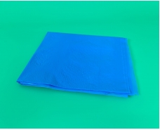 Скатерть полиэтиленовая одноразовая (120x200)  синяя (1 шт)