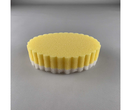 Поролоновая Мочалка Ромашка с массажным слоем(МАЛЕНЬКАЯ) (1 пачка)