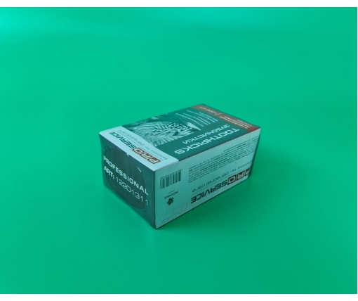 Зубочистки деревянные в индивидуальной упаковки 1000 шт PRO service (1 пачка)