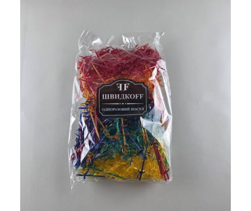 Шпажки пластиковые для канапе "Шпага"Юнита (1 пачка)