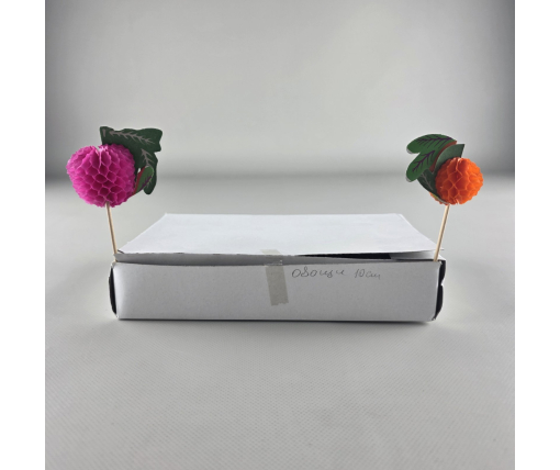 Шпажки деревянные для канапе "Овощи" 100шт 10см (1 пачка)