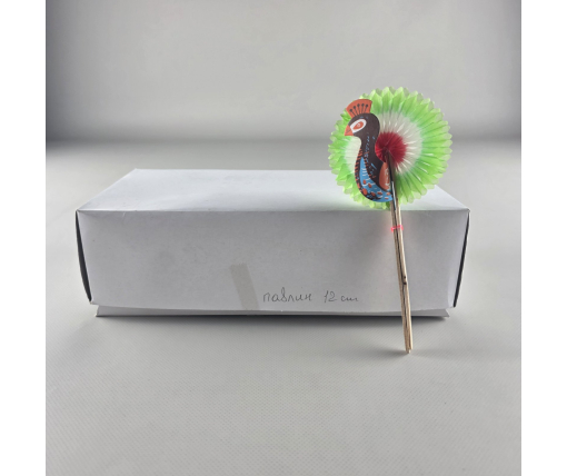 Шпажки деревянные для канапе "Павлин" 100шт 12см (1 пачка)