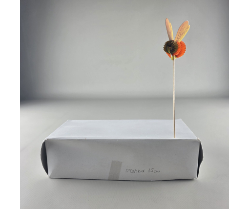 Шпажки деревянные для канапе "Пчелка" 100шт 15см (1 пачка)