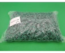 Резинки для вязания зелени  №15 ( зеленая )*1,5мм  1 кг "Plast" (1 пачка)