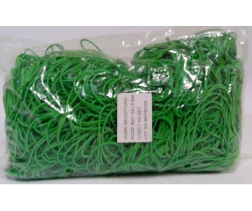 Цветная Резинка  №80 ( зеленая )*1,5мм  1 кг "Plast" (1 пачка)