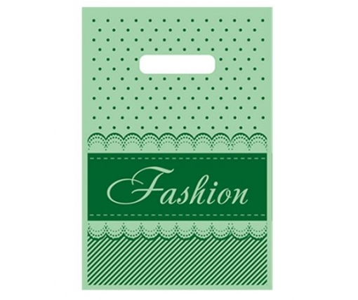 Пакеты с вырубной ручкой (20*30)"Fashion полоска"Леоми (100 шт)