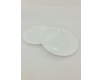 Тарелка пластиковая стекловидная размер 160мм   Белая (10 шт)