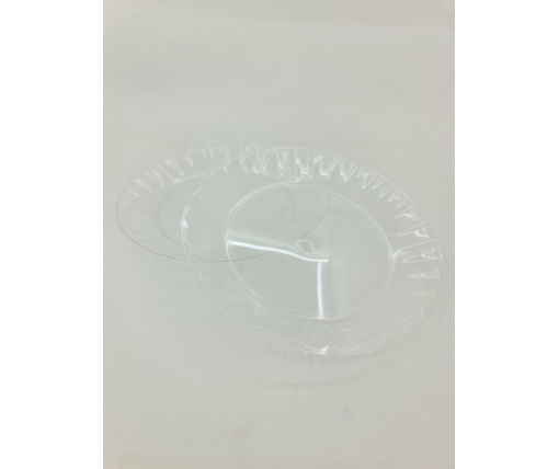 Стекловидная тарелка размер 16см Прозрачная (10 шт)