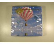Салфетка трехслойная класическая  (ЗЗхЗЗ, 20шт) Luxy  Воздушные шары 116 (1 пачка)