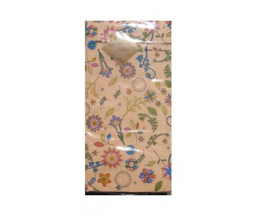 Бумажная салфетка мини (ЗЗхЗЗ, 10шт) Luxy MINI Декоративные цветы 2005 (1 пачка)