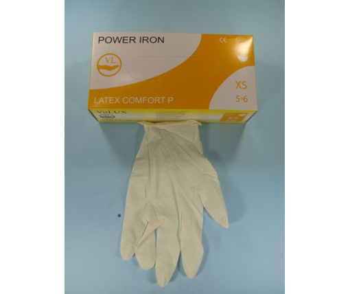 Перчатки медицинские Латексные (100шт) XS (1 пачка)