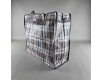 Сумка полипропиленовая, хозяйственная , клетчатая №-2 (40*44*15см) на змейке (1 шт)