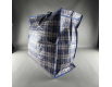 Хозяйственная сумка клетчатая полипропиленовая №-6 (70*59*30) на змейке (1 шт)