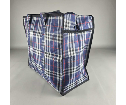 Сумка хозяйственная тканевая  (35*40*19см) №1на змейке (1 шт)