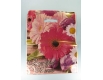 Пакет с прорезной ручкой (30*37+3) Цветы "Розовая гербера"  Леоми (50 шт)
