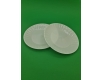 Одноразовая тарелка  стеклоподобная диаметр 205 мм  белая (10 шт)