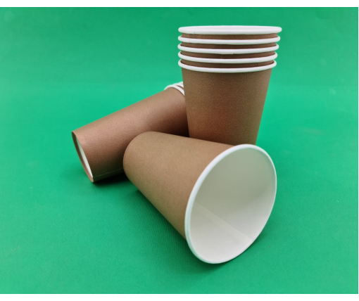 Стакан гофрированный 400мл  (12oz) "  KRAFT   Маэстро (50 шт)