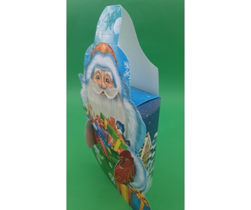 Новогодняя коробка для конфет №111( Дед Мороз Большой 600) (25 шт)