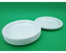 Тарелка одноразовая пластиковая 220 mm белая (50 шт)
