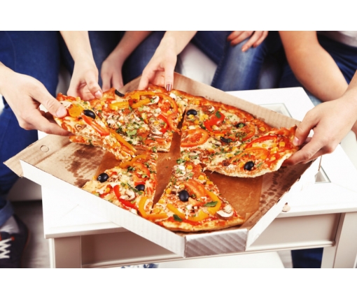 Коробка под пиццу 32см c печатью Pizza (100 шт)