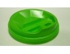 Крышка для стакана  бумажный  Ф75 (гар) зеленая  Киев (на 250 гофра, маэстро) (50 шт)