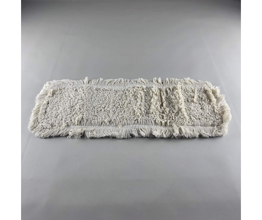 Моп петлевой из хлопка для влажной уборки, карманы/ленты, 50х16 см (1 пачка)