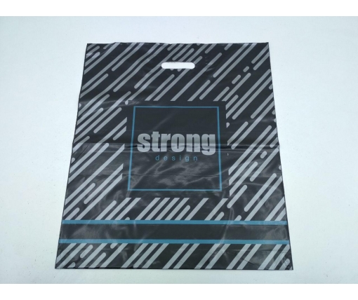 Пакет с прорезной ручкой (45*53+)"Strong" Леоми (50 шт)